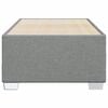 vidaXL Giroletto senza Materasso Grigio Chiaro 90x200 cm Tessuto