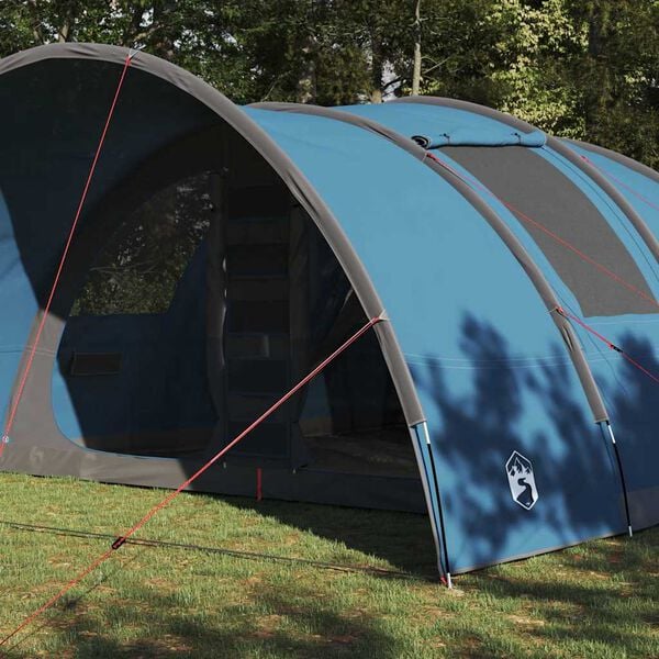 vidaXL Tenda a tunnel con tetto Blu 710 x 460 x 245 cm