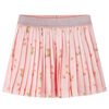 vidaXL Gonna Plissettata da Bambina Arancione Chiaro 128