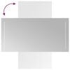 vidaXL Specchio da Bagno con Luci LED 40x80 cm