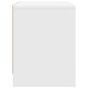 vidaXL Comodini 2 pz Bianchi 45x34x44,5 cm in Truciolato