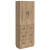 vidaXL Set di armadi 2 pz 66 x 34,5 x 87 cm Legno ingegnerizzato