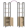 vidaXL Armadio per Libri Rovere Sonoma 40 x 24 x 161 cm