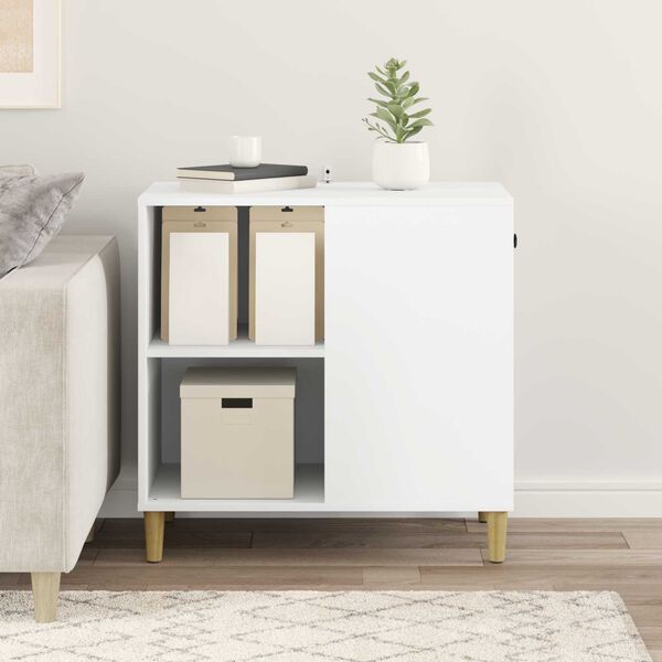 vidaXL Casa per Gatti Bianco 72 x 42.5 x 70 cm Legno multistrato