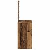 vidaXL Tavolo da trucco con cassetto Legno vecchio 50 x 41 x 135 cm