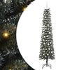 vidaXL Albero di Natale artificiale con 300 LED Verde 210 cm
