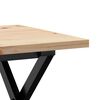 vidaXL Tavolino Salotto Telaio a X 80x50x40,5 cm Legno Pino e Acciaio