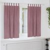 vidaXL Tende oscuranti 2 pcs Rosa scuro 140 x 175 cm Velluto