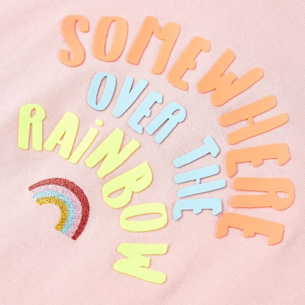 Maglietta da Bambina Rosa Chiaro 104