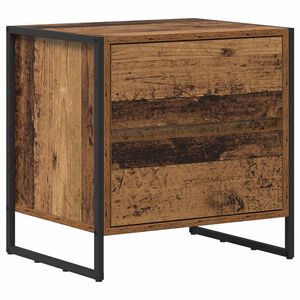 vidaXL Comodino Legno vecchio 50 x 39.5 x 50 cm Legno ingegnerizzato