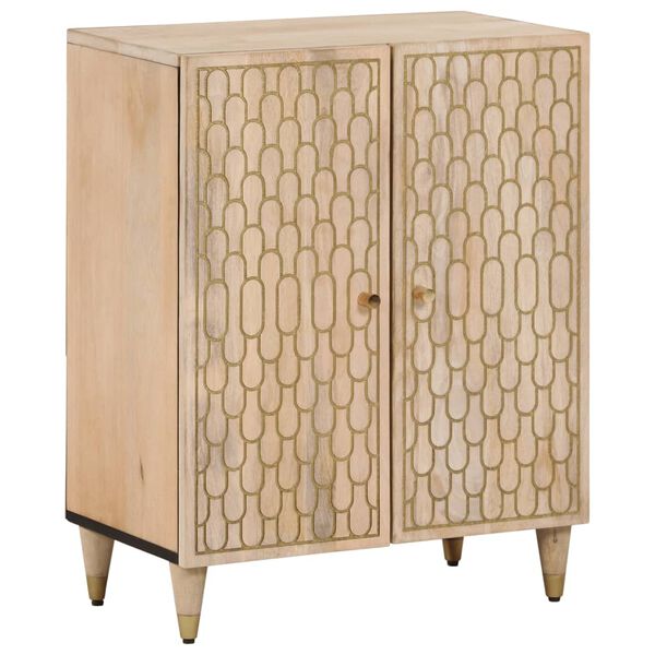 vidaXL Credenza 60x33x75 cm in Legno Massello di Mango