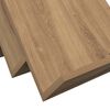 vidaXL Scaffale per riviste Rovere artigianale 65 x 53 x 28,5 cm