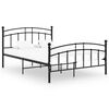 vidaXL Giroletto Nero in Metallo 200x200 cm