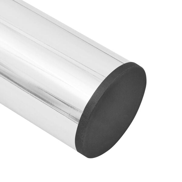 vidaXL Gambe Telescopiche per Tavolo 2 pz Cromate 710 mm-1100 mm