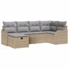 vidaXL Set Divano da Giardino 6 pz 6-Numero di posti