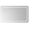 vidaXL Specchio da bagno LED Trasparente 100 x 60 cm vetro temperato