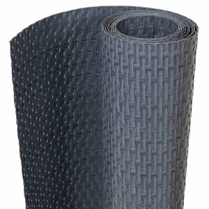 vidaXL Paravento da Balcone Antracite 300x80 cm in Polyrattan
