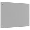 vidaXL Rivestimento da Cucina 2 pcs Grigio chiaro 70 x 50 cm