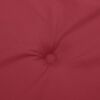 vidaXL Cuscini per Sedie 6 pz Rosso Vino 120x50x3 cm in Tessuto
