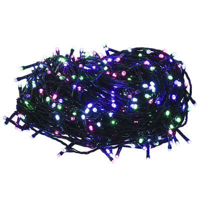 vidaXL Stringa LED con 600 Luci LED Pastello Multicolore 60 m PVC