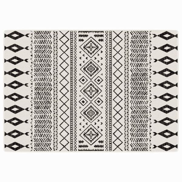 vidaXL Tappeto a Pelo Corto Multicolore 160x230 cm Interni/Esterni