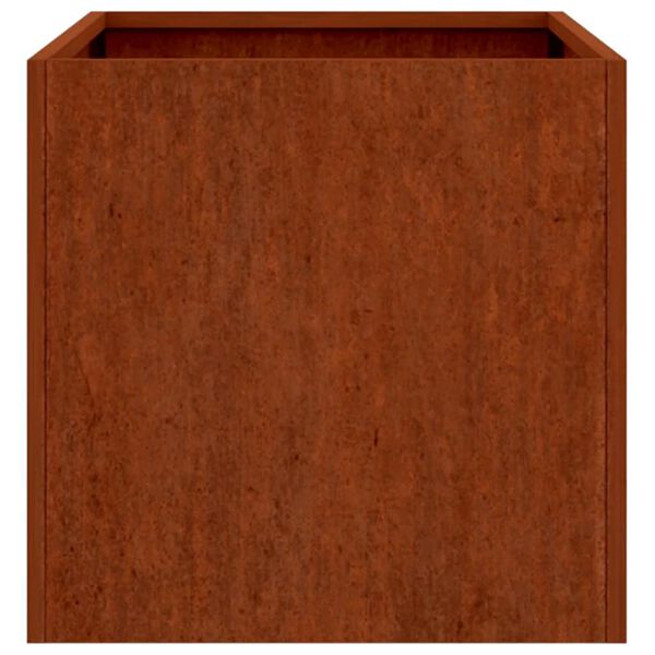 Fioriera Rialzata Da Giardino VidaXL 196x100x69 Cm In Acciaio Corten - Per Orto, Erbe Aromatiche E Fiori