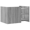 vidaXL Tavolino Salotto Grigio Sonoma 80x50x50 cm Legno Multistrato