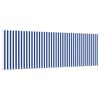 vidaXL Tenda Retrattile Blu e Bianco 400 &times; 300 cm