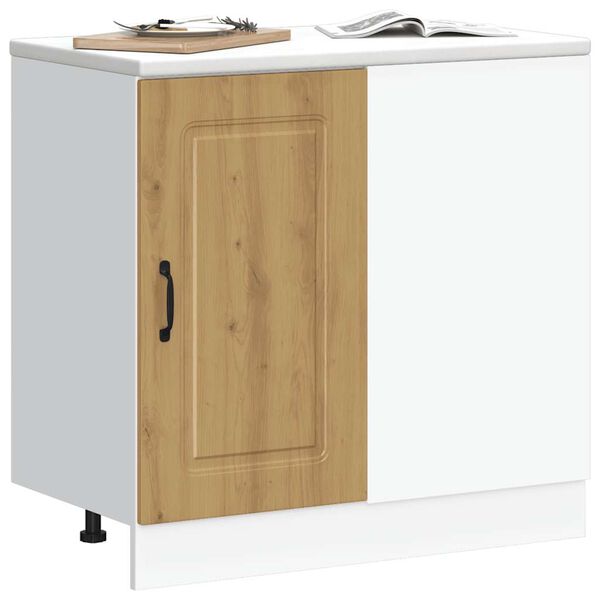 vidaXL Base da Cucina Kalmar Rovere Artigianale in Legno Multistrato