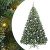 vidaXL Albero di Natale artificiale con 300 LED Verde 210 cm PE e PVC