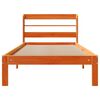 vidaXL Letto senza Materasso Marrone Cera 90x200 cm Legno di Pino