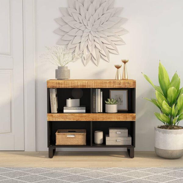 vidaXL Credenza 85x33x75 cm in Legno Massello di Mango