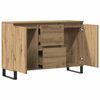 vidaXL Credenza Rovere Artigianale 101,5x35x70 cm in Legno Multistrato