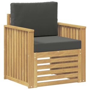 vidaXL Set di divani da esterno Poliestere Bianco