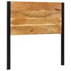 vidaXL Testiera 100 cm in Legno Massello di Acacia e Ferro