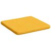 vidaXL Cuscini per Seduta 4 pcs Giallo Chiaro 40 x 40 x 3 cm