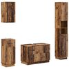 vidaXL Set di Mobili da Bagno da 4 Pezzi HOORN Legno antico