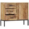 vidaXL Credenza 88x30x71 cm Legno Massello di Mango