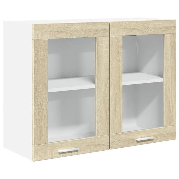vidaXL Set di Mobili Porta TV 4 pz Lyon Rovere Sonoma in Truciolato