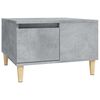 vidaXL Tavolino Salotto Grigio Cemento 55x55x36,5 cm Legno Multistrato