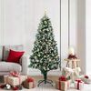 vidaXL Albero di Natale artificiale con 300 LED Verde 180 cm