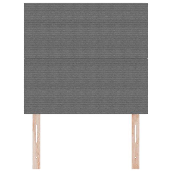 vidaXL Testiera Grigio chiaro 80 cm Tessuto in Cords