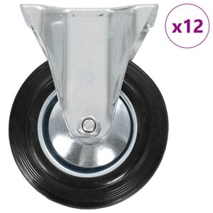 vidaXL Rotelle Fisse 12 pz 160 mm