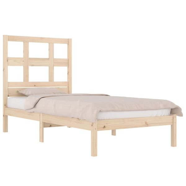 vidaXL Letto senza Materasso 90x190 cm in Legno Massello di Pino