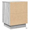 vidaXL Armadio da Notte Grigio 39 x 34,5 x 50 cm Legno multistrato