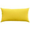 vidaXL Cuscini da Divano 2 pcs Giallo Chiaro 80 x 40 cm Tessuto