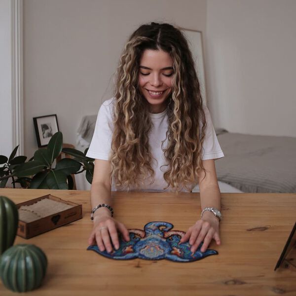 UNIDRAGON Puzzle in Legno 299 pz Eternal Elephant King Size 41x32 cm