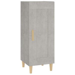vidaXL Credenza Grigio Cemento 34,5x34x90 cm in Legno Multistrato
