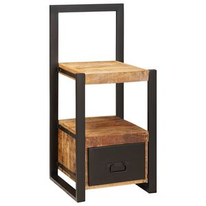 vidaXL Appendiabiti Marrone 40 x 40 x 90 cm Legno di mango massello