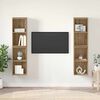 vidaXL Set mobile TV 4 pcs Rovere artigianale 37 x 37 x 72 cm